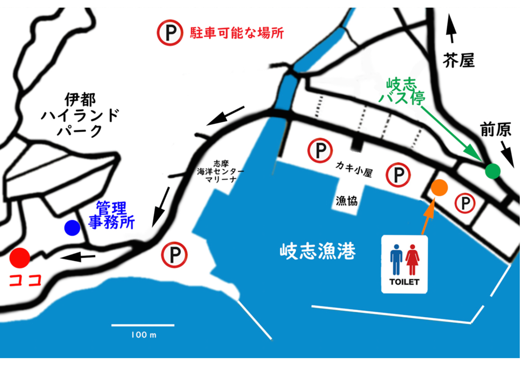 ペティートイングリッシュガーデンの地図